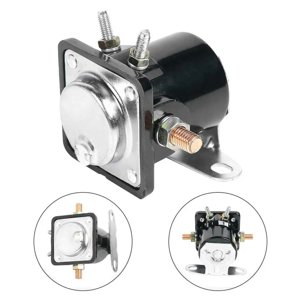 Relay New 4-Terminal Red Solenoid Relay 12V Heavy Duty 10-32 Post 5/16-24 for Starter Car Truck - SW3 - SNL135