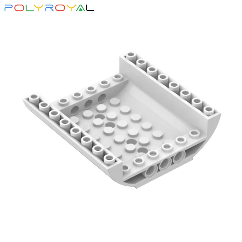 Building Blocks Technicalal parts 8x8x2 inverted double aircraft cabin arc 1 PCS MOC Educational toy for children  54091