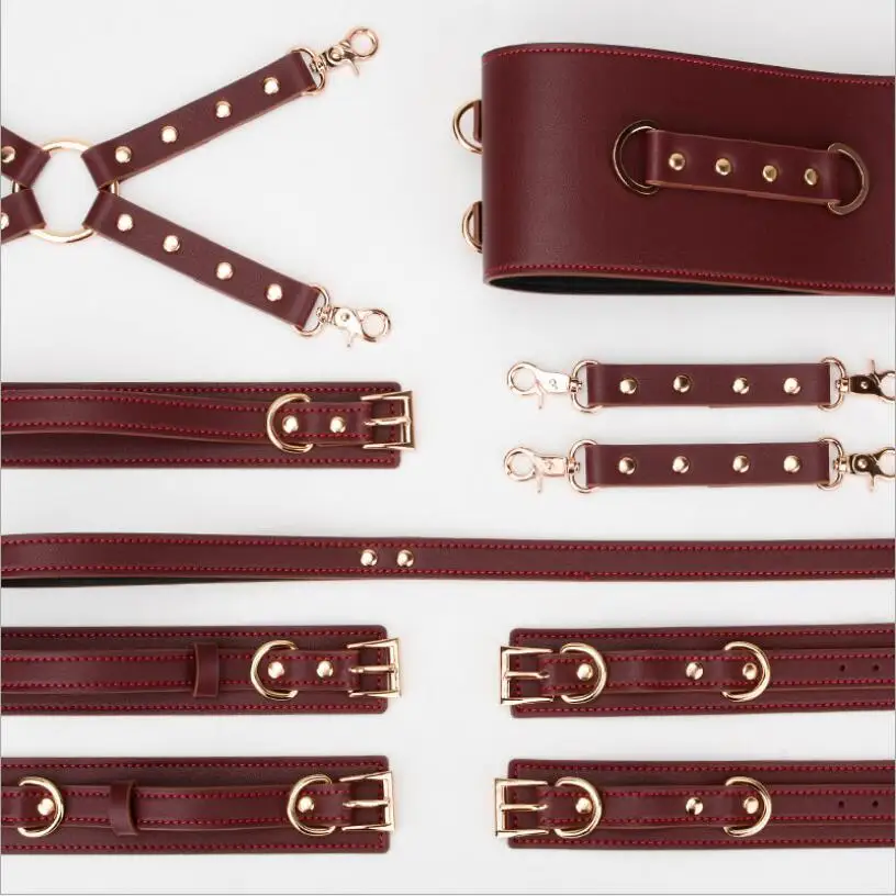 BDSM Sex Bondage Set Handcuffs Erotic Sex Toys for Women Couples Adult Sex Shop S0947