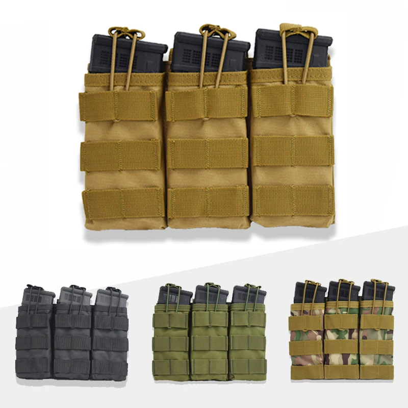 Tactical Molle Magazine Pouch Vest Molle Accessories Bag Open Top Single / Double / Triple Ammo Bag