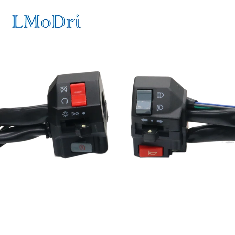 LMoDri Motorcycle modified handlebar switch assembly SRZ150 MTR150 combination headlight dimming can be customized switch