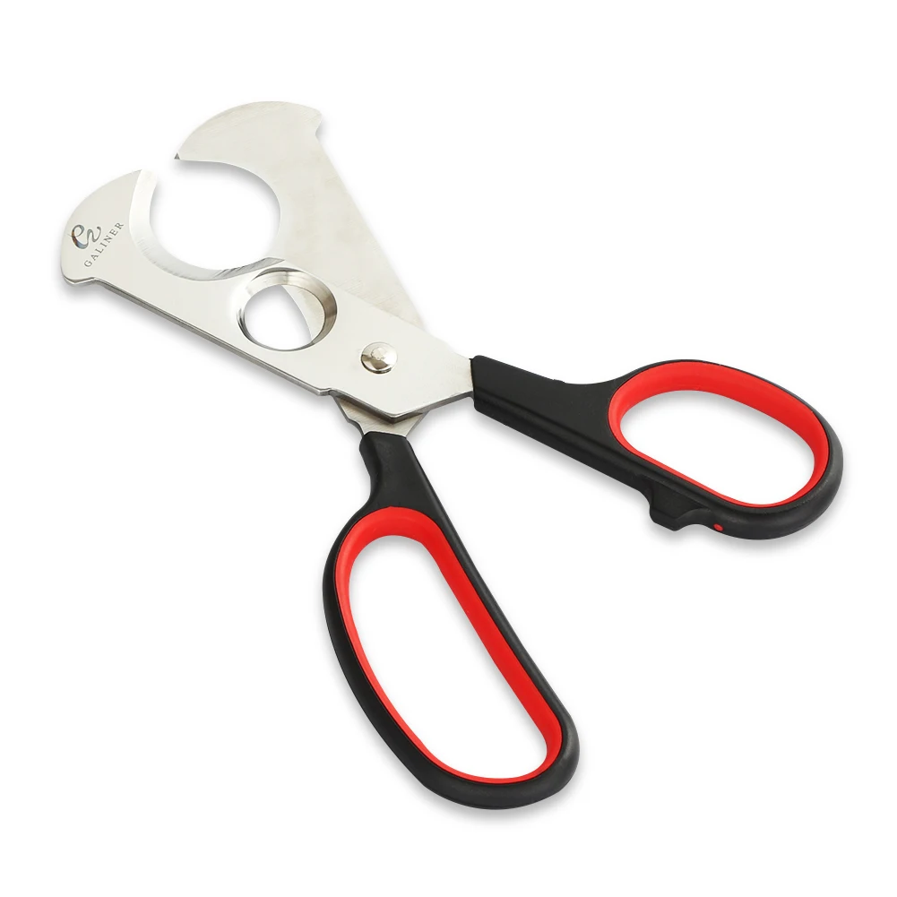 Galiner Portable Cigar Cutter Knife Metal Cigar Guillotine Tobacco Cutting Tool Handle Cigar Scissors Smoking Accessories