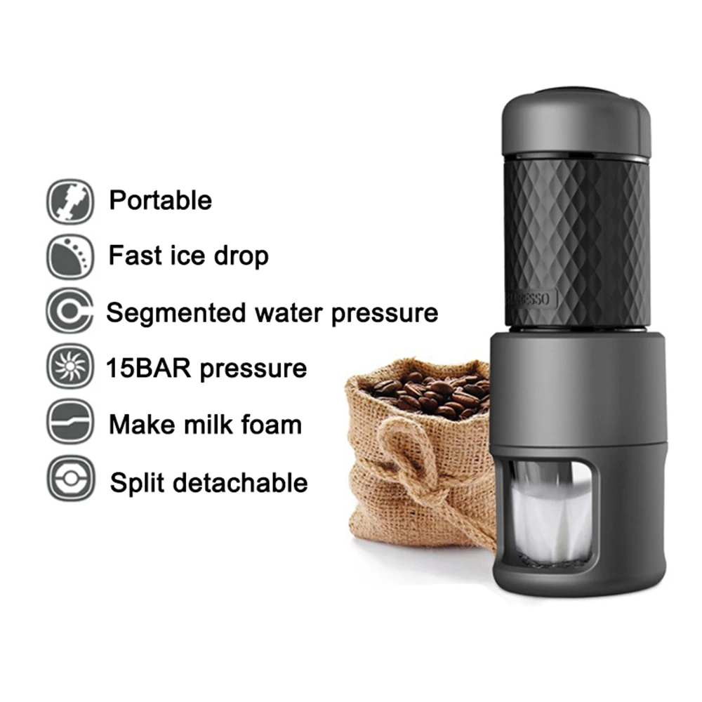 STARESSO Second Generation Hand Coffee Machine Capsule Coffee Machine Multifunctional Coffees Machines Portable Espresso Maker