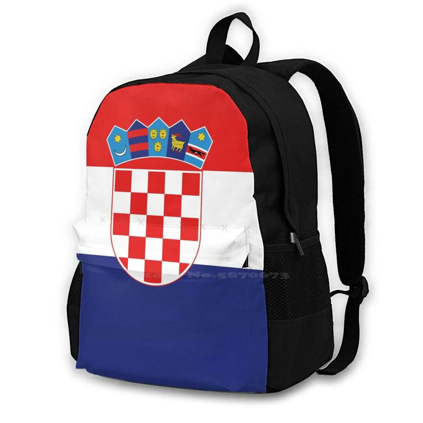 

Illustration Flag Of Croatia. Ideal For Catalogs Of Institutional Materials And Geography New Arrivals Satchel Schoolbag Bags