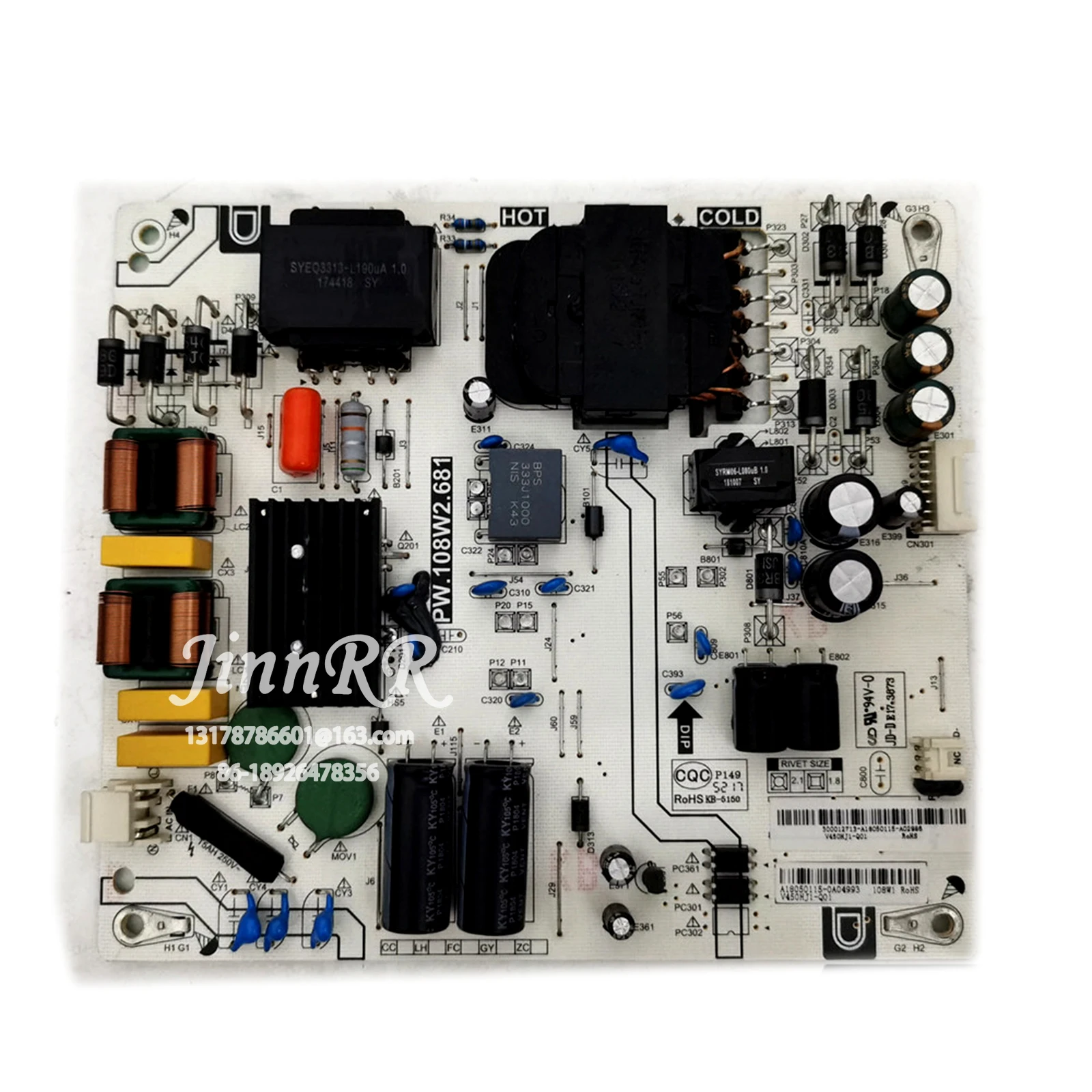 PW.108W2.681 free shipping Good test for LCD-45SF475A 45SF478A power board PW.108W2.681