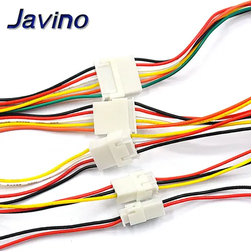 Imagen 2 del producto 10-100 Uds XH2.54 2/3/4/5/6 Pin paso 2,54mm Cable conector XH enchufe macho y hembra Cable de carga de batería 200MM de longitud 26AWG