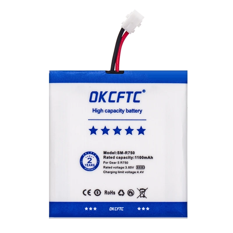 OKCFTC – batterie R750 1100mAh pour Samsung Gear S SM-R750