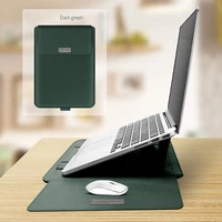 Funda con soporte de PU para Macbook Pro 16, funda para portátil 2023 M3, funda para Macbook Air 13, 2022, M2 Pro 14 15,3, Air Matebook, bolsa Xiaomi