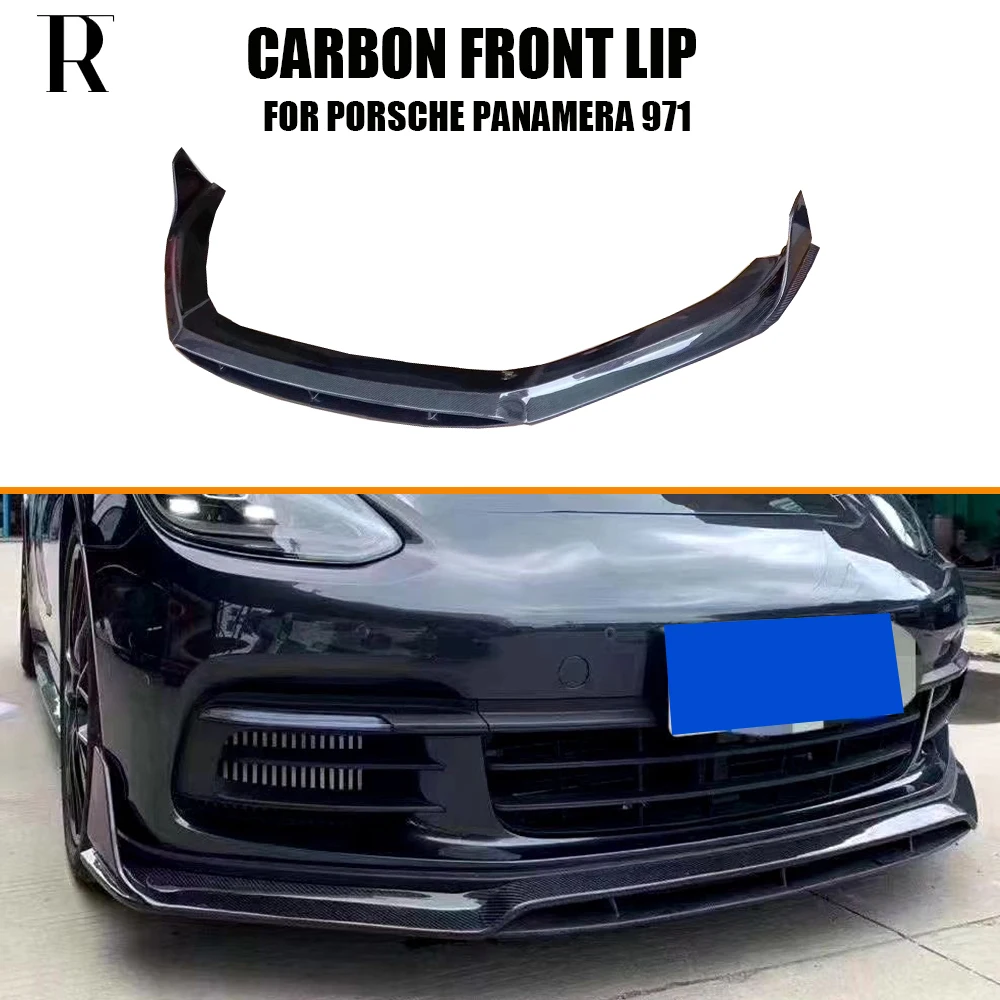 

Real Carbon Fiber Front Bumper Chin Lip Splitter for Porsche Panamera 971 & Turbo Cars 2017UP