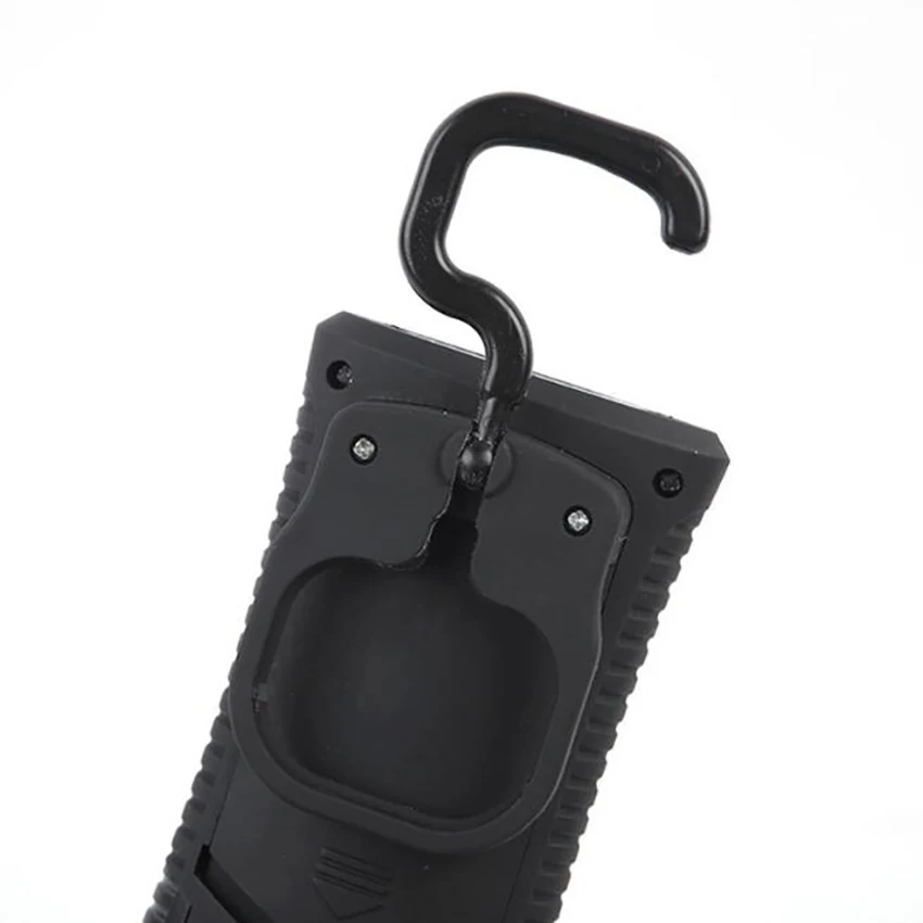 1Pc COB/LED lampade da lavoro a luce magnetica con gancio, luci da trekking da campeggio all'aperto portatili illuminazione della lampada di emergenza della torcia elettrica