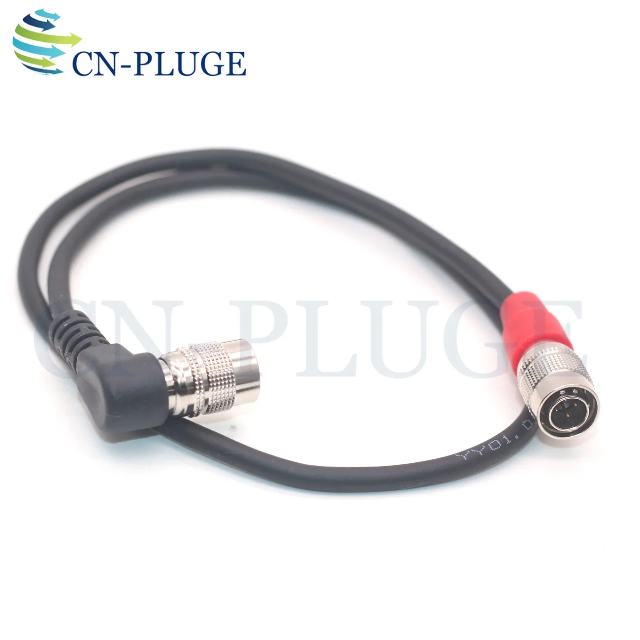 Hirose 4-pin TO Hirose 4-pin Right angl for Sound Device 644 633 Cable/Recorder Zoom F4 F8 Power power