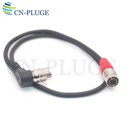 4-pin TO 4-pin Right angl for Sound Device 644 633 Cable/Recorder Zoom F4 F8 Power power