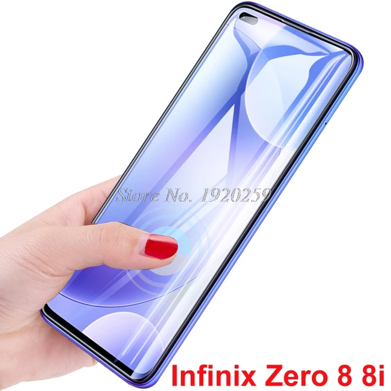 

Tempered Glass For Infinix Zero 8 Global Screen Protector Telefon Glass Explosion-Proof Infinix Zero 8i Cover Protective Film 9H