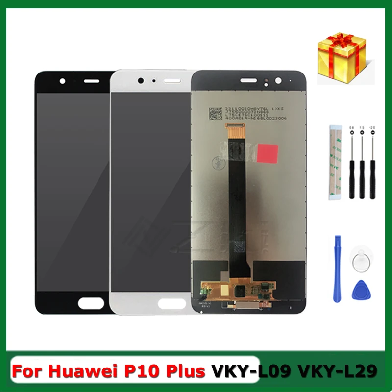 5.5'' For Huawei P10 Plus LCD Display Full Digitizer Touch Screen Replacement Assembly VKY-L09 VKY-L29 With Milddle Frame Parts