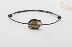 Factory Limited Brand Crystal Adjustable Flexible GoldFish Rope Brown Color Crystal Jewelry Adjust Leather Holiday Jewelry