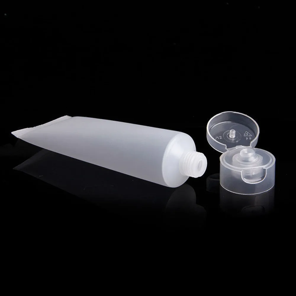 Empty Plastic Portable Tubes Squeeze Cosmetic Cream Lotion Travel Bottle Refillable Bottle Shampoo Container Make Up Tools