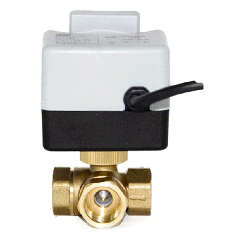 

1/2" Manual-Automatic Integrated Electric Ball Valve Three-Way Three-Wire Two-Control 220VAC