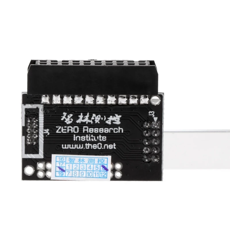 Adapter Board for 20P 2.54 mm JTAG to 10P 2.0mm 1.27mm SWD Converter