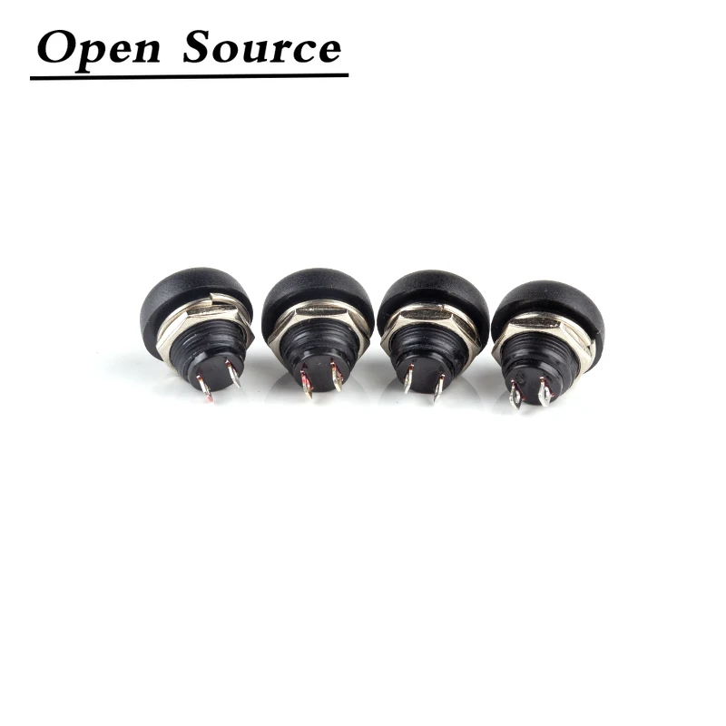 5Pcs Red/Green/White/Black/Blue/Yellow/Orange ON-OFF 12mm Waterproof Momentary Push Button Switch SPDT