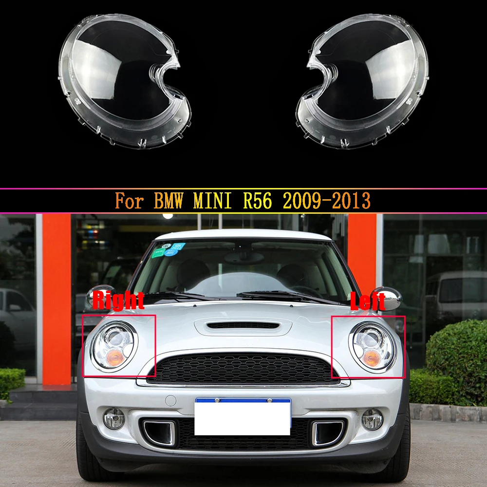 

Car Headlight Lens For BMW MINI R56 2009~2013 Headlamp Cover Replacement Auto Shell Cover