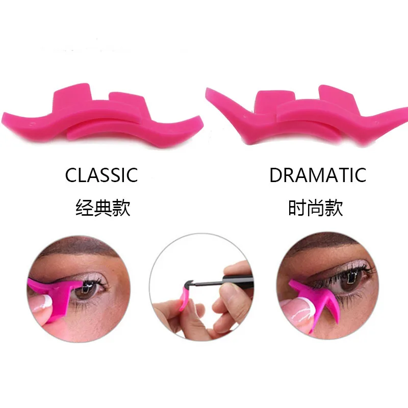 1Pair Cat Eyeliner Stamp Eyeliner Template Stencil Models Professional Makeup Cat Eye Wing Style Easy To Makeup Eyeliner Stamps