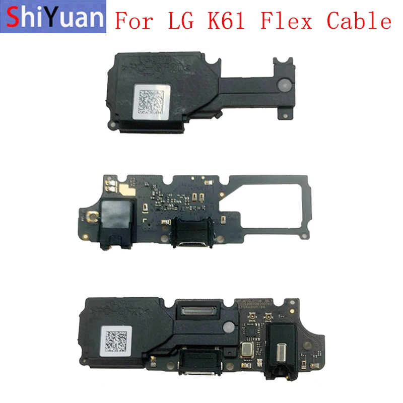 

USB Charging Port Connector Board Loudspeaker Parts Flex Cable For LG K61 Charging Port with Loudspeaker Replacement Part