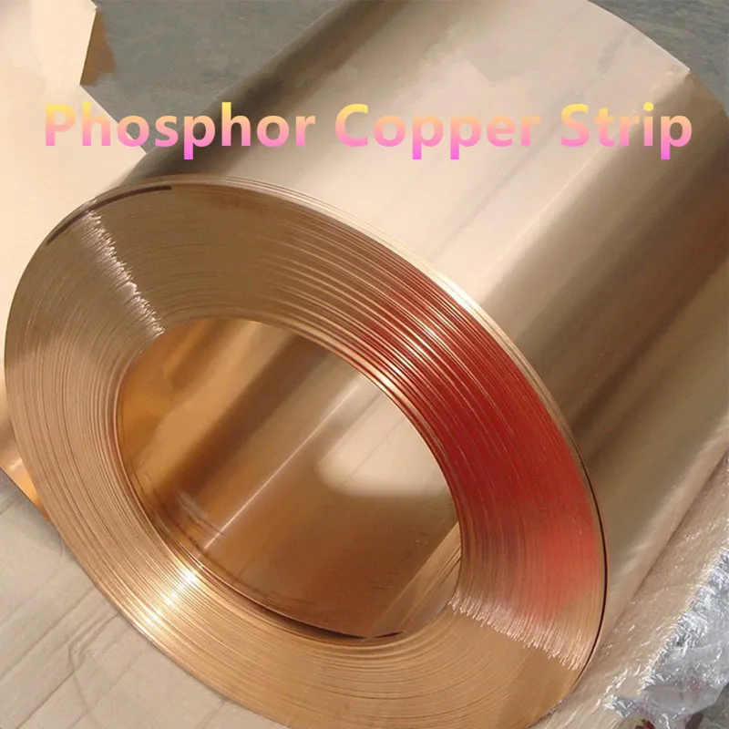 Phosphor Copper Strip Wear-resistant Phosphor Bronze Spring Elastic Copper Sheet Laser Cut Processing Tin Phosphor Bronze Tape