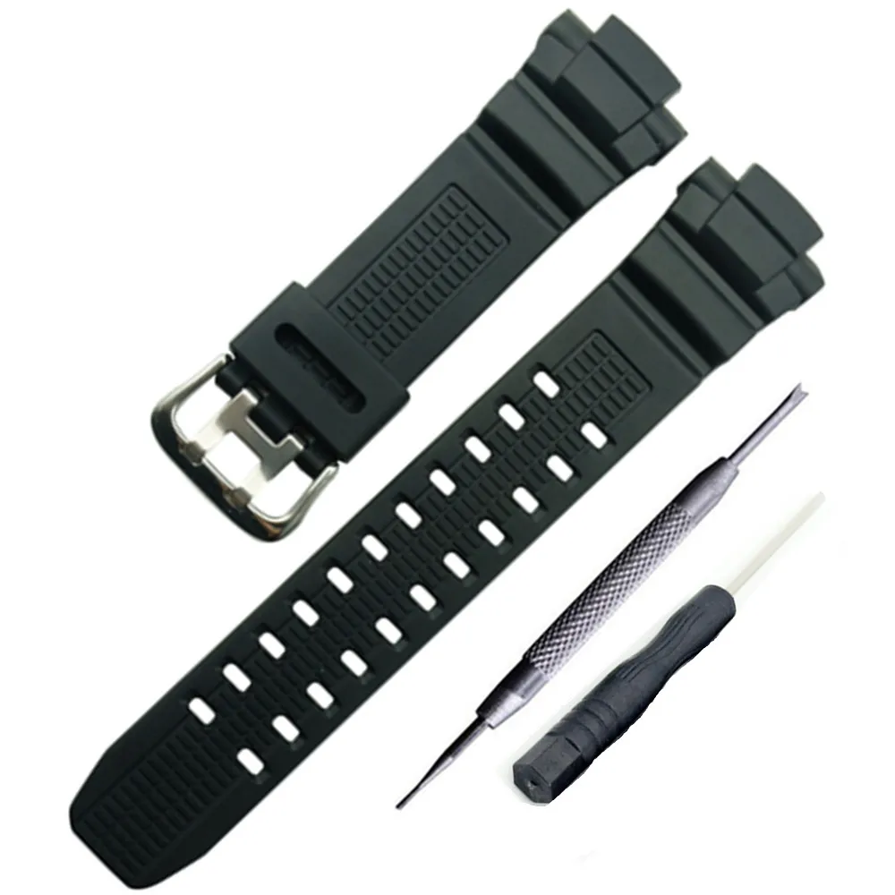 Replacement for CAS109 G-Shock Watch Band Strap Fits GW-3500 GW-3000 GW-2500 G Shock GW-2500B G-1000 G-1100 G-1200 G-1250 G-1500