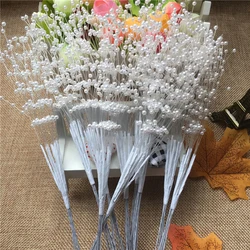 10/20pcs Wedding Bouquet Decoration Artificial Pearl Stem Beads String Sticks DIY Bride Flower Garland Christmas Party Supplies