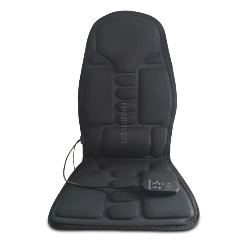Practical Multifunctional Car Chair Body Massage Heat Mat Seat Cover Cushion Neck Pain Lumbar Support Pad Back Massager