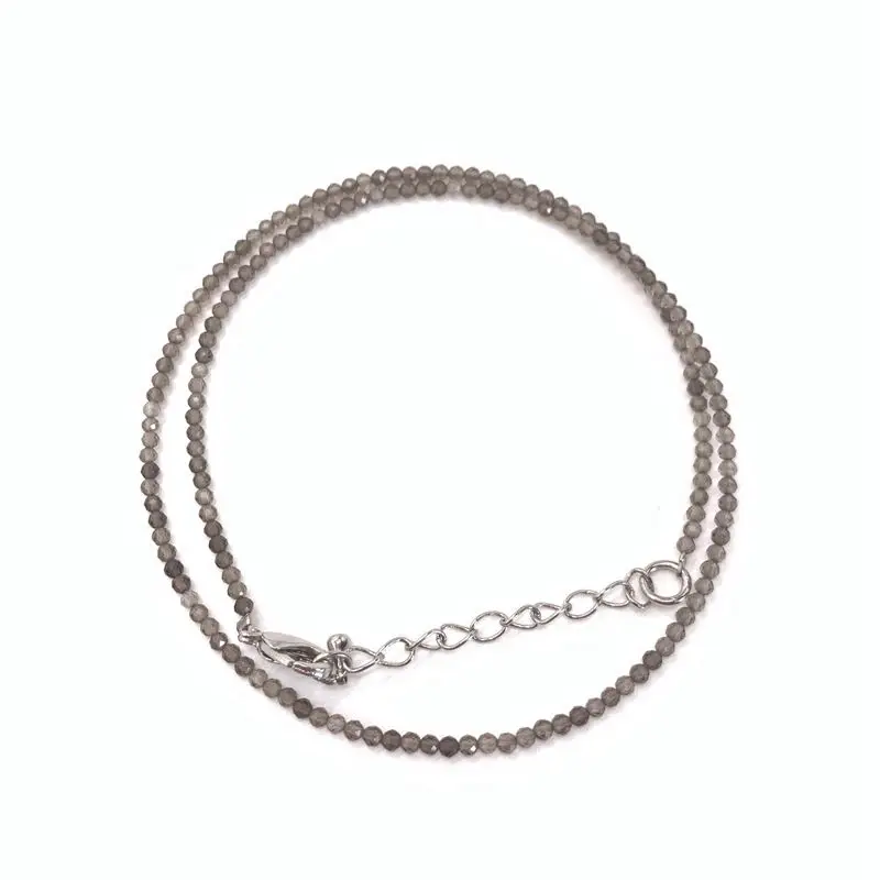 Natürlicher Kristallquarz-Achat-Turmalin-Stein, 2–3 mm, Schneidperlen, Mini-Halsketten, Armband eignen sich für Geschenke für Männer und Frauen – Detail 19