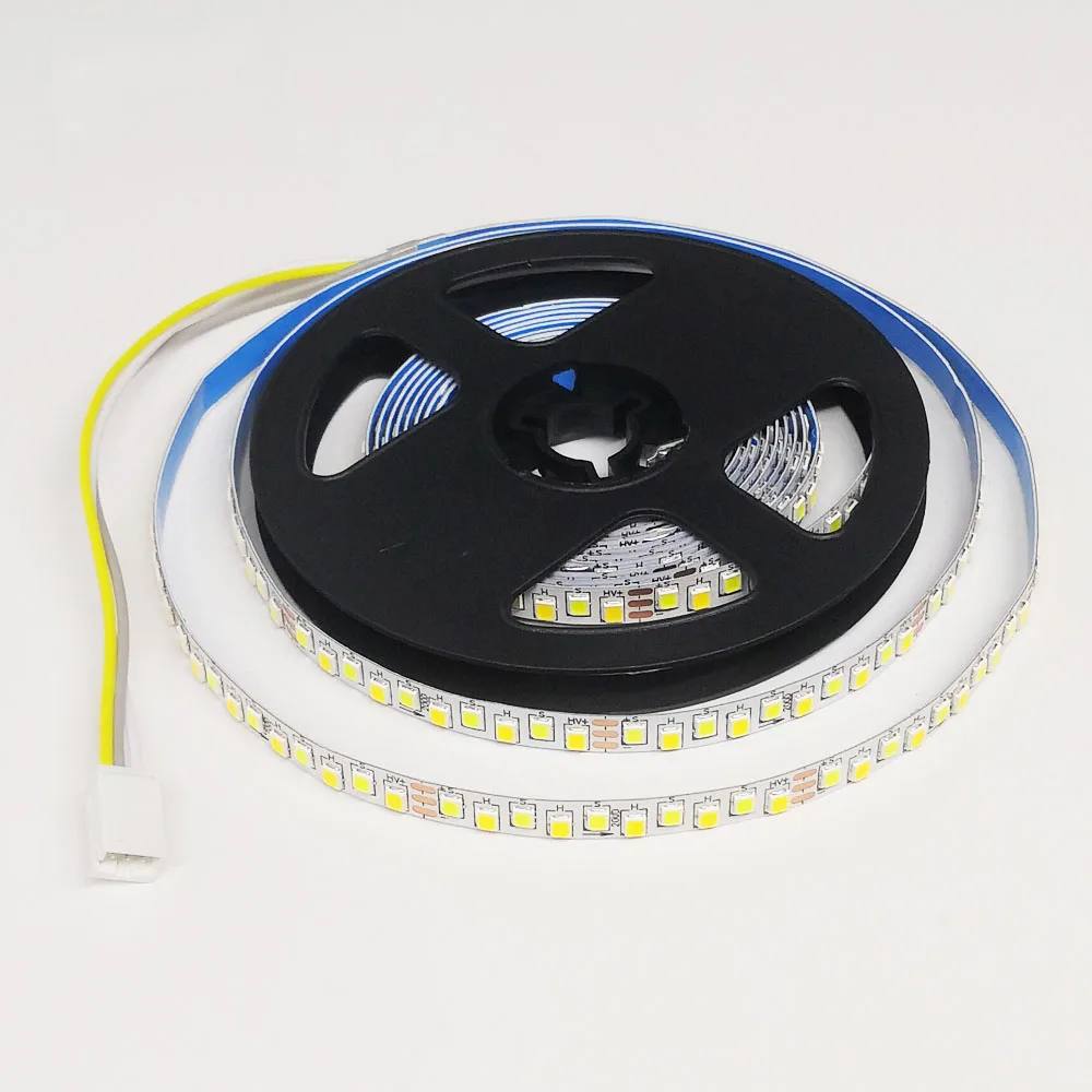 (3 solder joints) 200D 5B10CX2 LED strip Warm&white dual colors LED ribbon be used in repairing chandelier ceiling lamps etc.