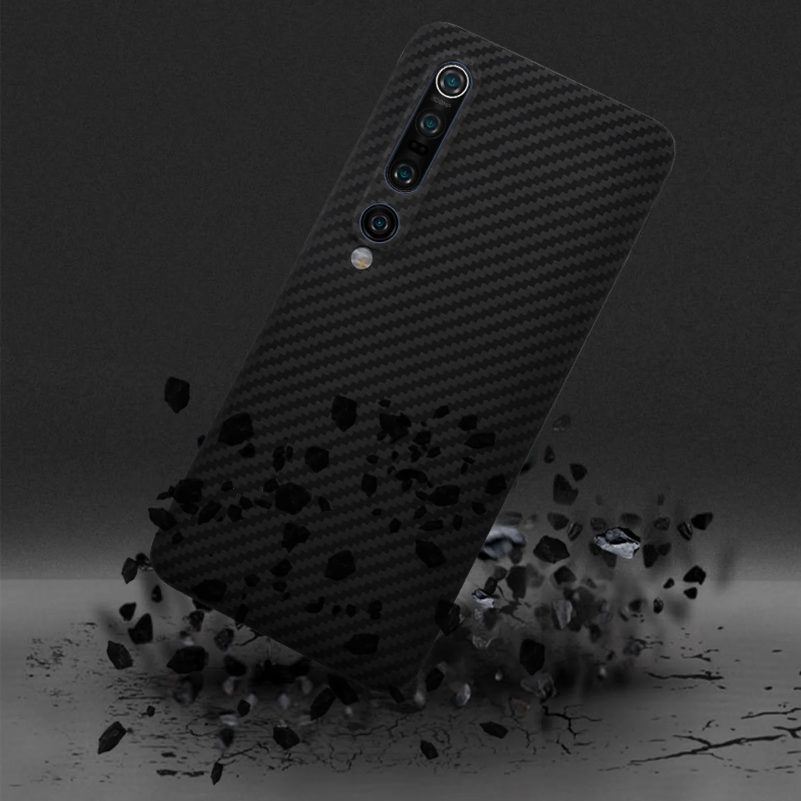 For Xiaomi 10Pro11 Redmi K30ProK40 Aramid Fiber Protective Shell Luxury Business Anti-Fall Redmi K40Pro Carbon Fiber Phone Case