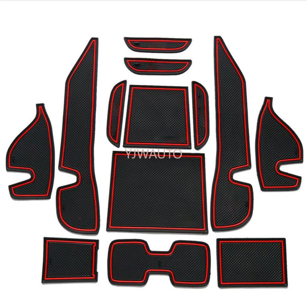 

Door Slot Mat for Suzuki SX4 2007-2012 Gate Groove Cushion Car Door Rubber Cup Holder Mats Anti-slip Carpets Position