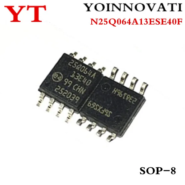  10pcs/lot N25Q064A13ESE40F  25Q064A13ESE40 25Q064A N25Q064A 64Mbit SOP-8 IC  best quality.