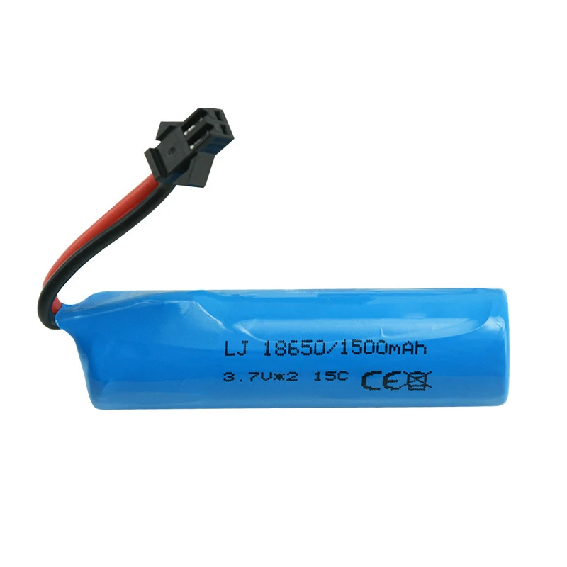 3.7V 1500mAh 18650 akumulator litowo-jonowy do helikopter zdalnego sterowania samoloty samochód łódź pistolet pociąg zbiornik zabawki 3.7v akumulator