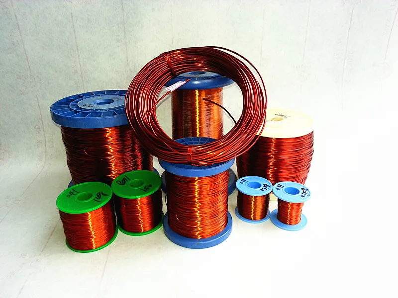 

1kg high temperature resistance 180°C for EIW electromagnetic wire QZY-2/180 diameter 0.06 to 4.00mm Pure copper enamelled wire
