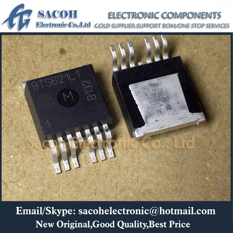 Refurbished Original 5Pcs/Lot BTS621L1 BTS621L1E3128A BTS621L1E3230 BTS629A TO-263-6 Smart Two Channel Highside Power Switch