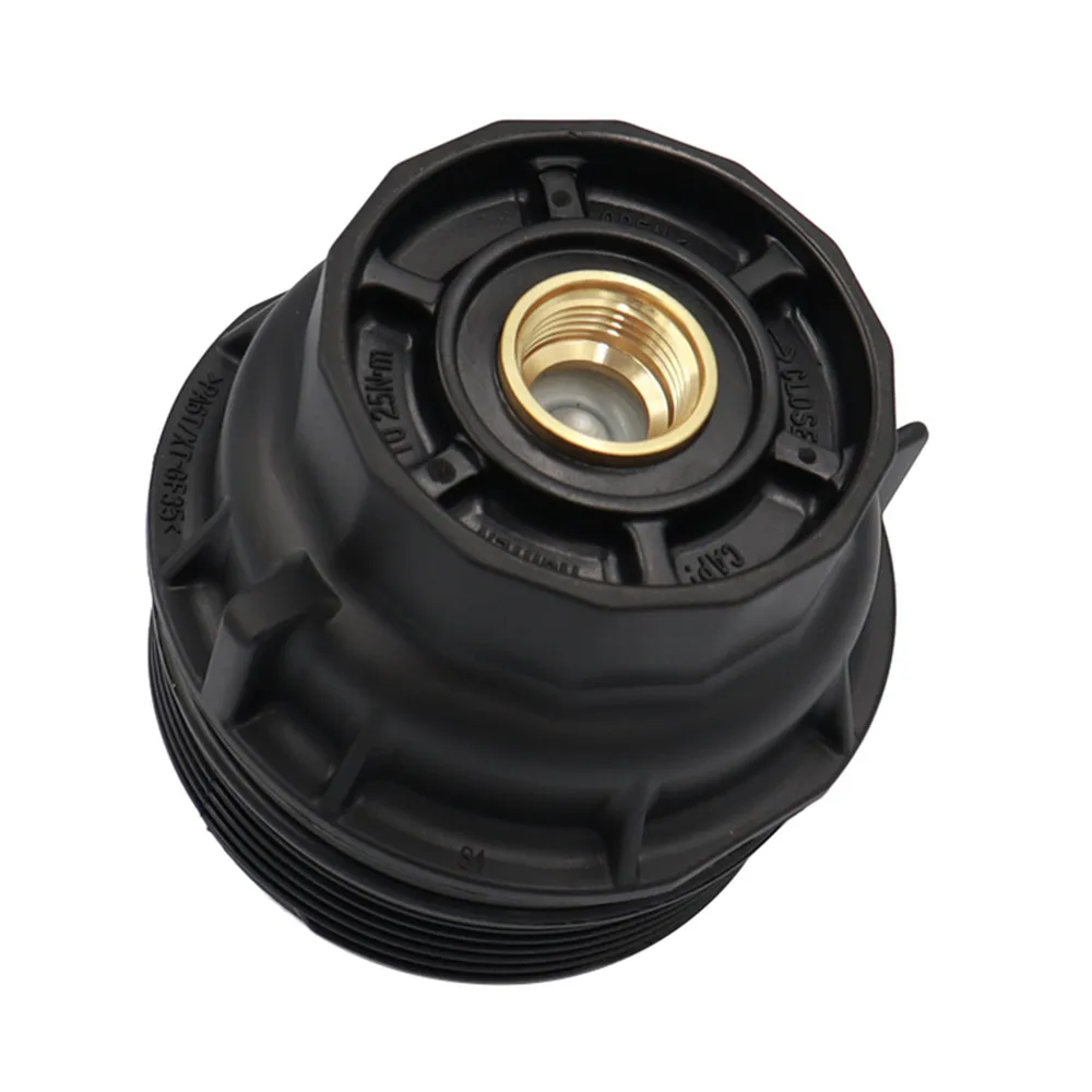 

Oil Filter Housing Cover Assembly with Oil Plug Replace 15620-36020 Compatible for Toyota Avalon Camry Highlander RAV4