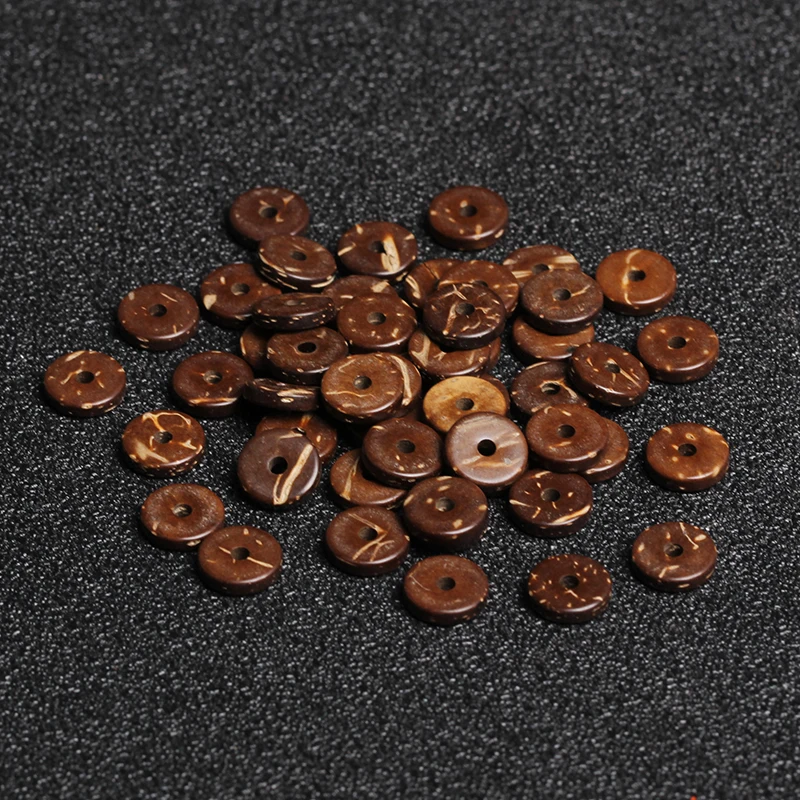 4A Natural Coconut Shell Crystal Single Bead DIY Jewelry Making