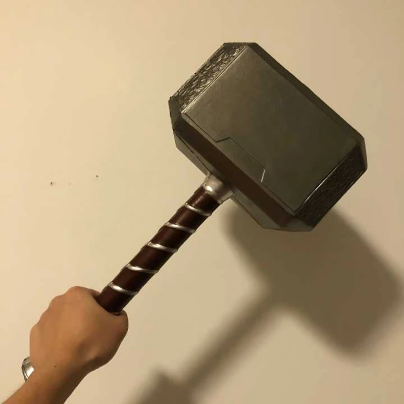 [New] 1: 1 Simulation 44cm The   hammer mjolnir model toy adult cosplay costume party model toy collection