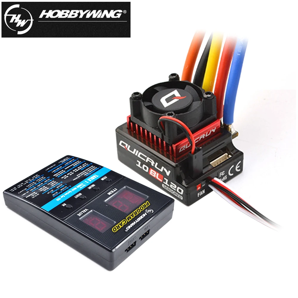 HobbyWing QuicRun 3650 G2 Brushless Motor 10BL120 120A 2-3S ESC+LED Program For RC 1/10th Touring Cars/Buggies/Drift Cars Toys