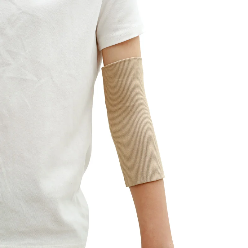 Winter Unisex Warm Elbow Guard Double-layer Thick Cotton Joint Arm Guards High Elasticity Cold Protection Scar Tattoo