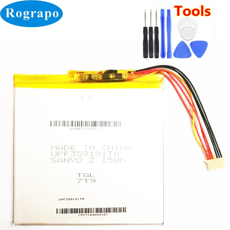 New 3.8V 5500mAh Li-Polymer Replacement Battery For VOYO WINPAD A1 Mini Tablet PC Accumulator 7 Wire Plug+tools