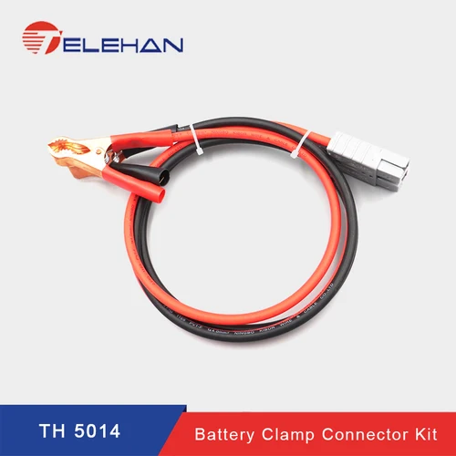 Imagen 2 del producto TELEHAN Anderson a abrazadera de batería, cable de extensión de clip Anderson a Alligator, poste de alimentación anderson, juego de conectores solares