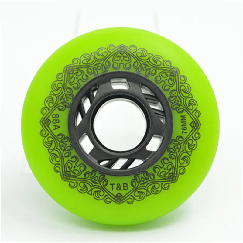 [72mm 76mm 80mm] original TianBo 88A inline skate wheel durable skating wheels for braking slide slalom street brushing roller