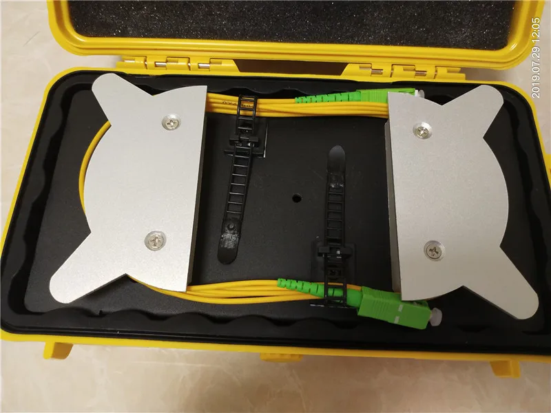 OTDR launch cable box 500M SM 9/125um G652D LC ST APC UPC optical fibre OTDR Dead Zone Eliminator Fiber ring otdr launch cable