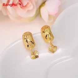 Bangrui Africa Earrings for Women / Girl, Gold Color Dubai Arab Middle Eastern Jewelry Mom Gifts