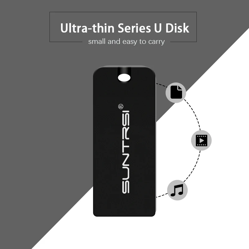 Suntrsi-memoria USB 128, pendrive resistente al agua de 64GB, 32 GB, 16 GB, 8 GB y 2,0 GB, ideal para regalo