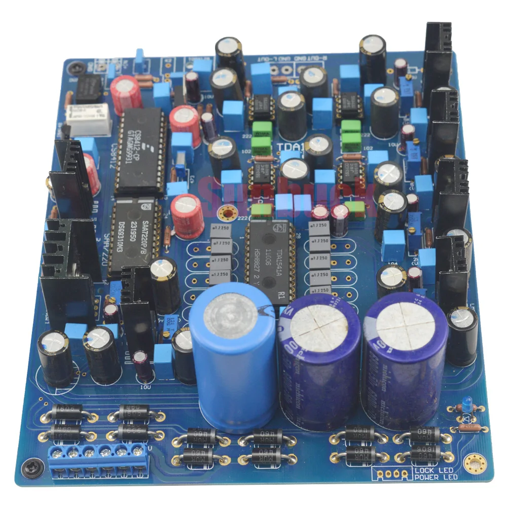 Sunbuck TDA1541 Audio DAC Decoder Hifi With Optical Fiber Coaxial DIY Decoder Board